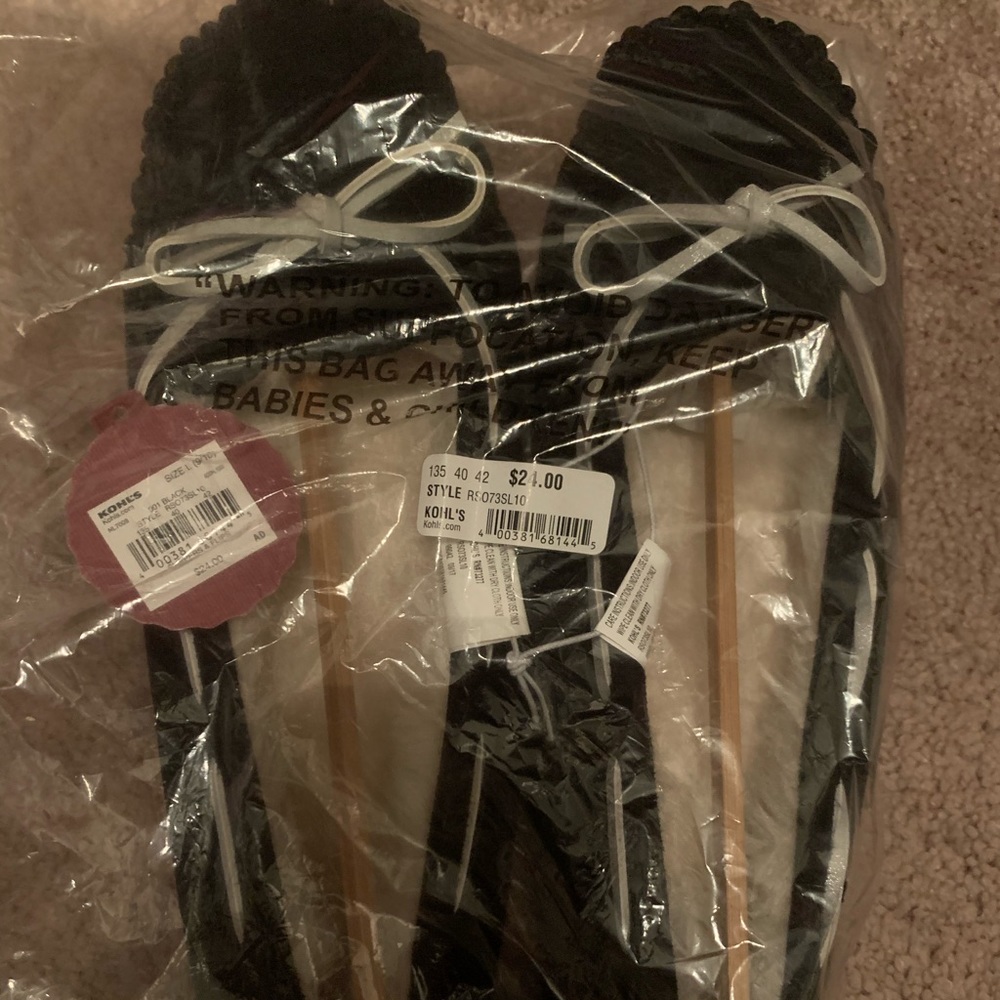 Black moccasins